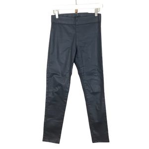 Joseph Black Coated Leggings Luxury Shiny Leggings